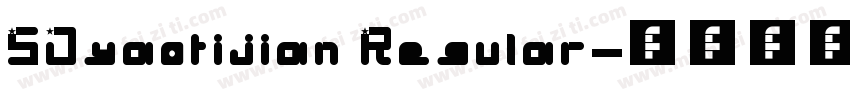 SJyaotijian Regular字体转换